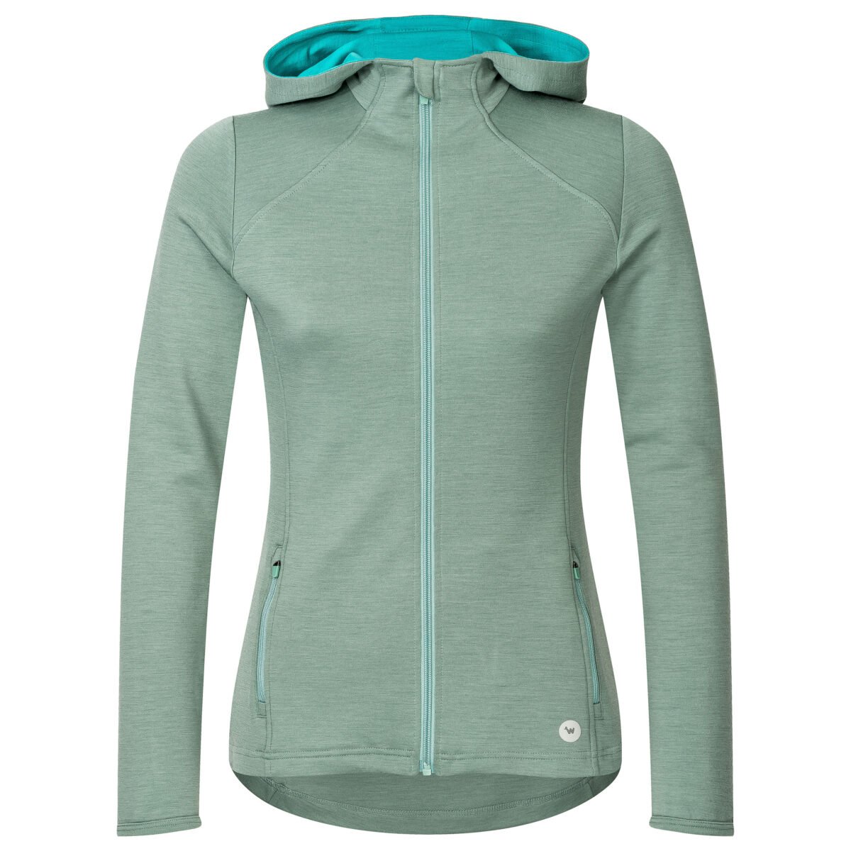 Merino Wool Hoodie Women Wool Jacket 100% Merino Wool Amina